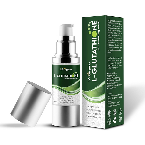 LA Organo L-Glutathione Serum For Skin Whitening - Distacart
