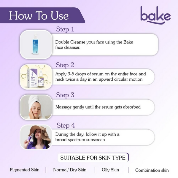 Bake 2% Kojic Acid Face Serum With Niacinamide - Distacart