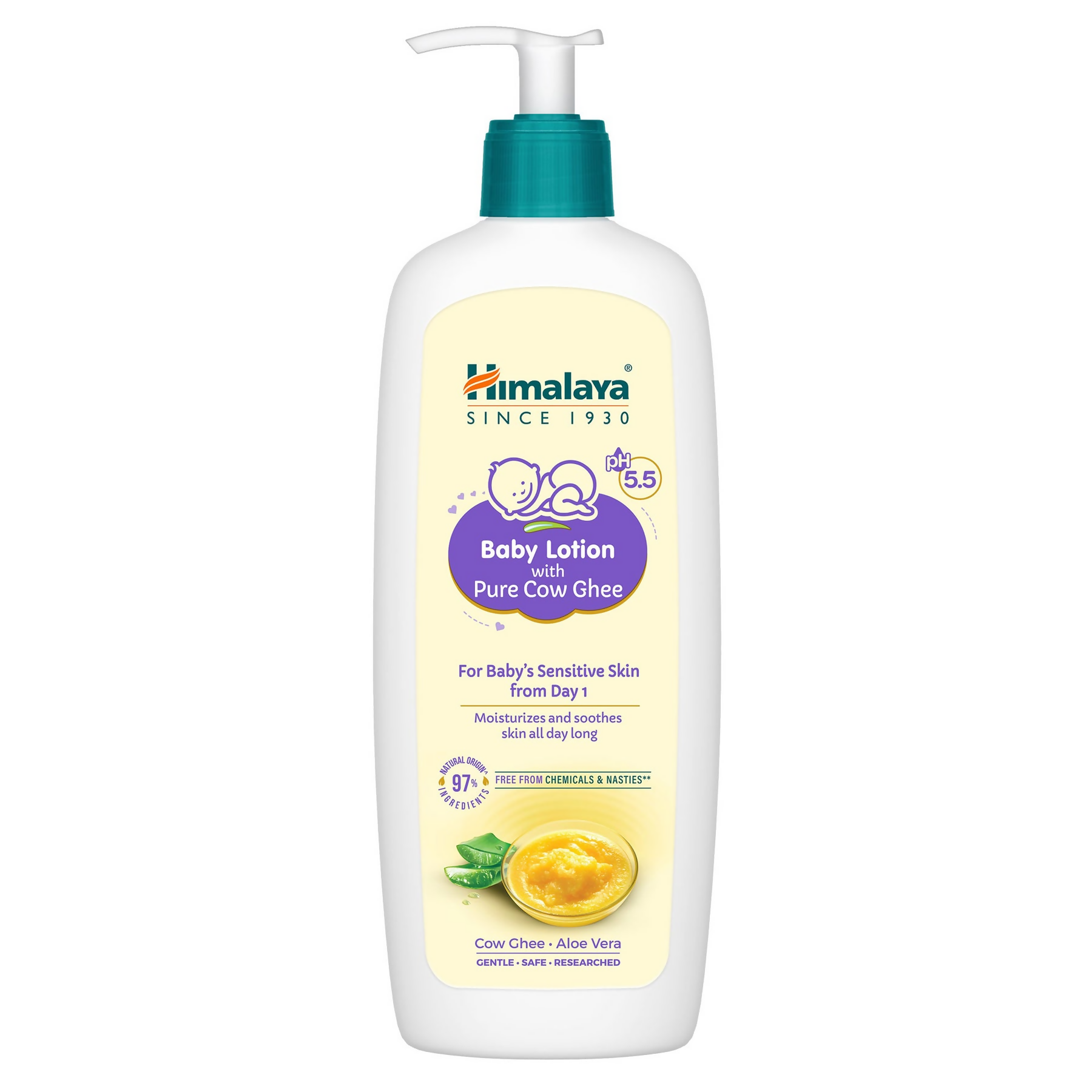 Himalaya Herbals Baby Lotion with Pure Cow Ghee - Distacart