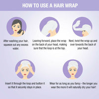 Thumbnail for Nykaa Naturals Microfiber Hair Wrap for Frizz Free & Shiny Hair - Lavender - Distacart