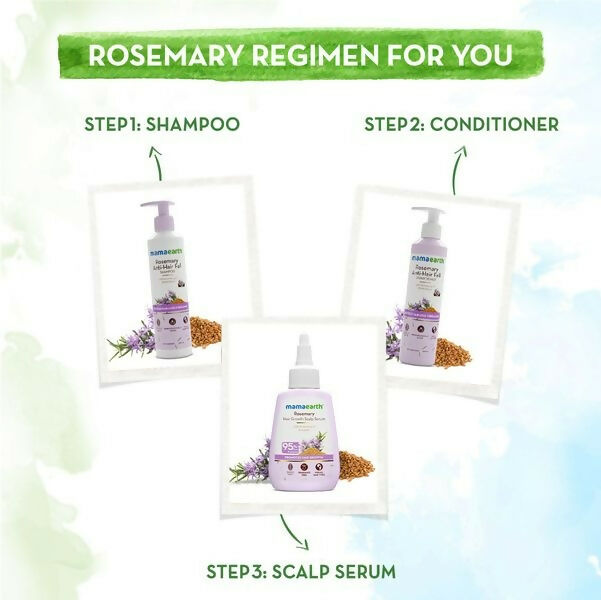 Mamaearth Rosemary Hair Growth Scalp Serum with 95% Pure Rosemary Oil - Distacart