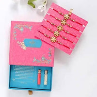 Thumbnail for Alluring Meenakari Set of 5 Rakhi