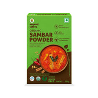 Thumbnail for Organic Tattva South-Indian Masala Combo (100 Gm Each)- Sambar Powder, Rasam and Biryani Masala - Distacart