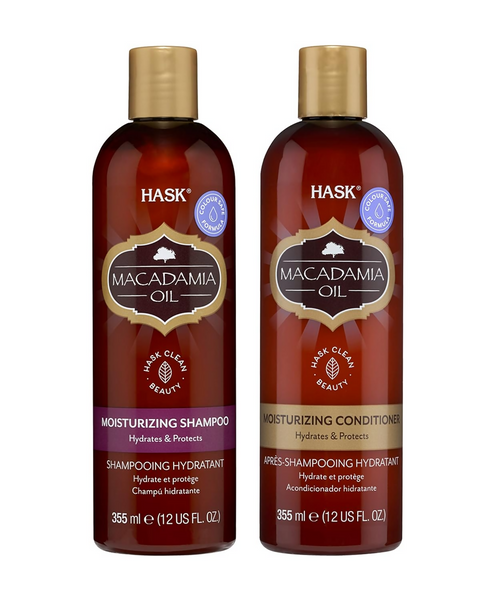 HASK Macadamia Oil Moisturizing Shampoo & Conditioner - Distacart