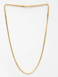 Thumbnail for NVR Women's Set of 2 Silver & Gold Rhodium-Plated Minimal Chain
