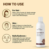 Thumbnail for Aravi Organic 100% Pure Cold Pressed Castor Carrier Oil - Distacart