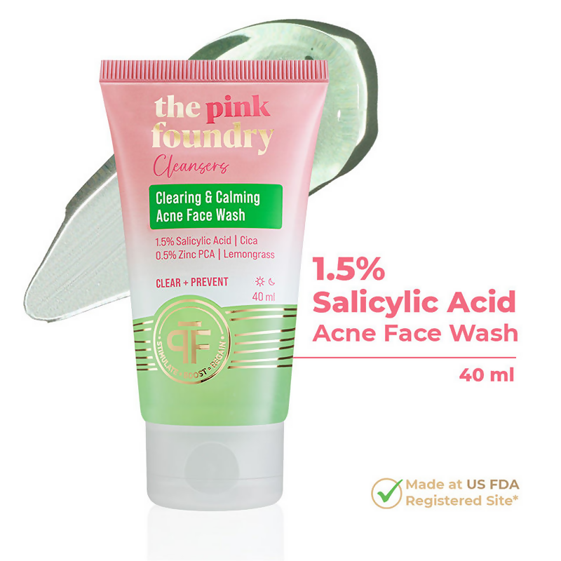 The Pink Foundry Salicylic Acid Acne Face Wash - Distacart