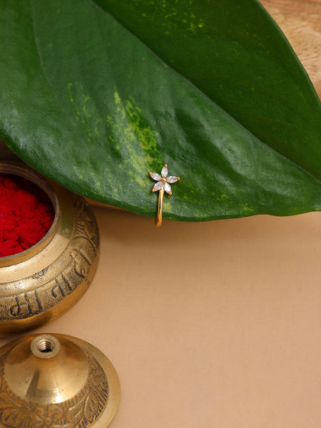 Ruby Raang Gold Star Nose Pin
