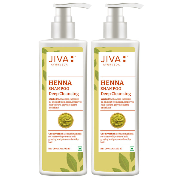 Jiva Ayurveda Henna Shampoo - Distacart
