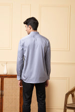 Thumbnail for Solid Grey Plain Shirt by Hilo Design - Distacart