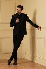 Thumbnail for The Sharp Black Blazer by Hilo Design - Distacart
