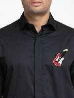 Thumbnail for Guitar Embroidery Shirt by Hilo Design - Distacart