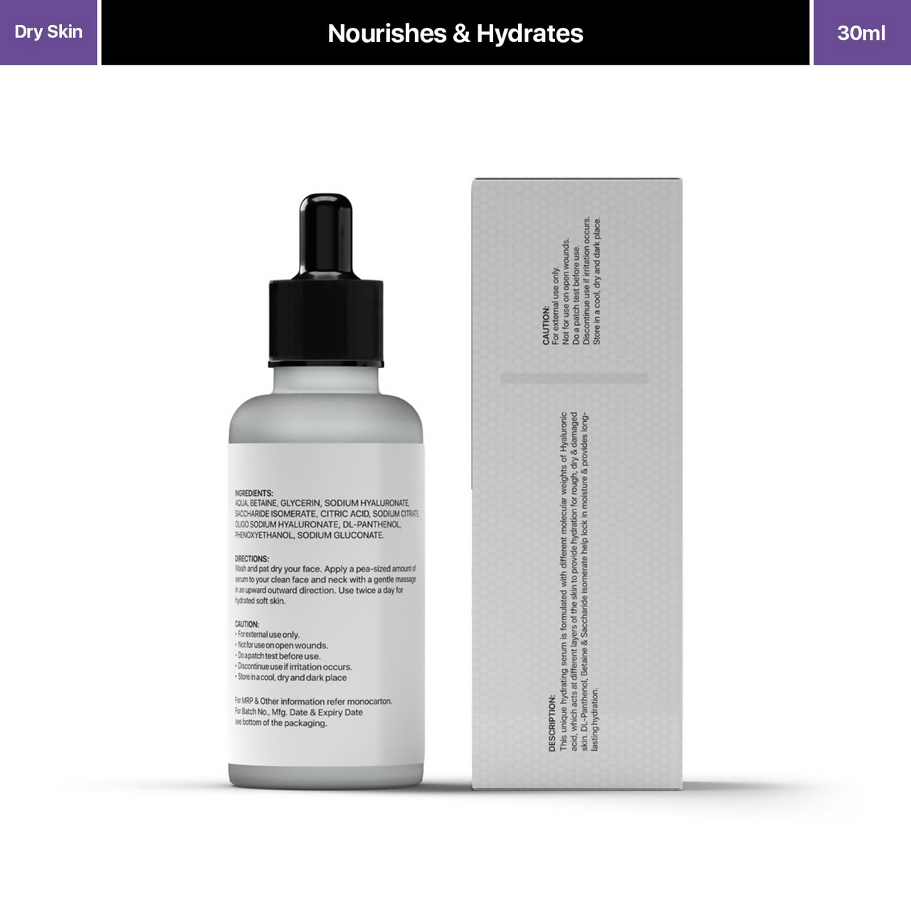 Underated Multimolecular Hyaluronic Acid Serum