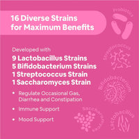 Thumbnail for Carbamide Forte Probiotics Supplement 30 Billion Veg Capsules - Distacart