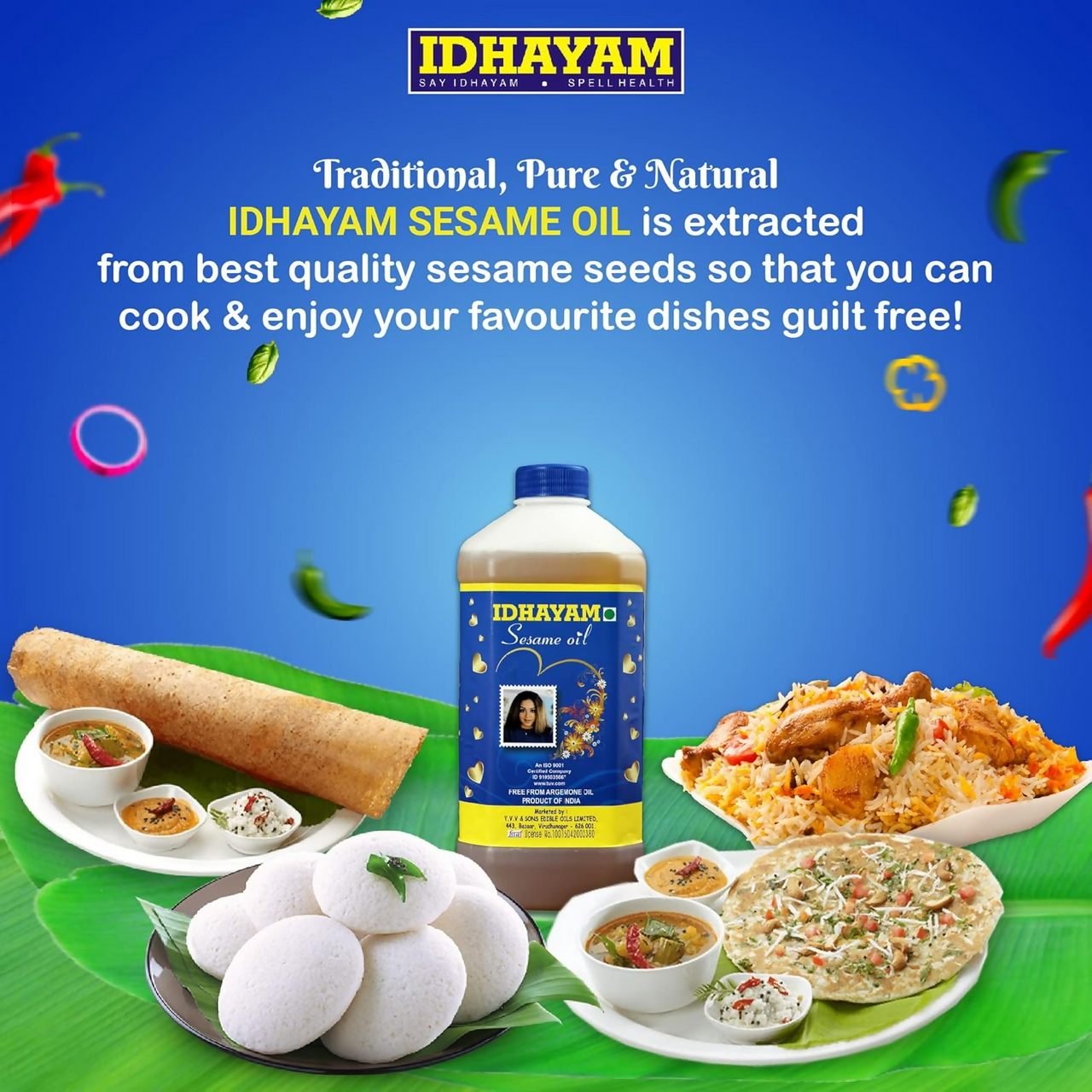 Idhayam Sesame Oil - Distacart