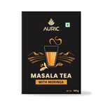 Thumbnail for Auric Kadak Moringa Masala Tea - Black Tea from Assam & Darjeeling with Real Spices (Cardamom, Ginger, Black Pepper) - Distacart