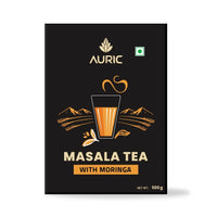 Thumbnail for Auric Kadak Moringa Masala Tea - Black Tea from Assam & Darjeeling with Real Spices (Cardamom, Ginger, Black Pepper)
