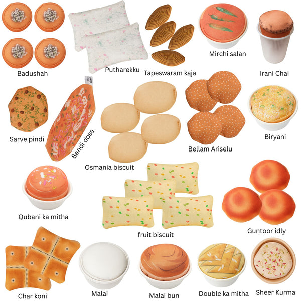 The Small Wonderland Pretend Play Hyderabadi Set