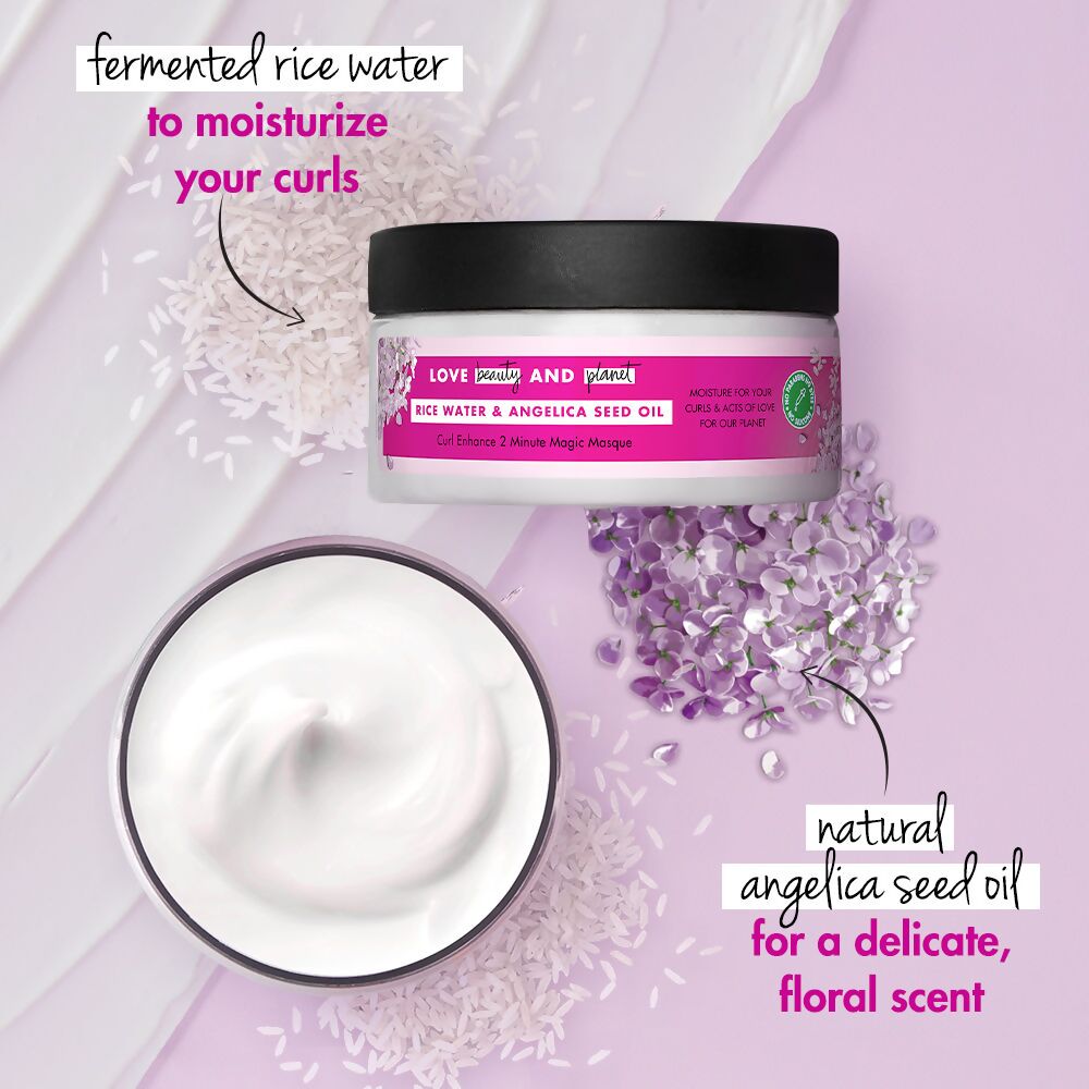 Love Beauty And Planet Rice Water & Angelica Seed Oil Hair Mask - Distacart