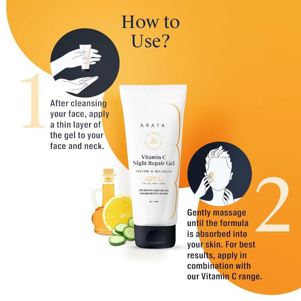 Arata Vitamin C Night Repair Gel