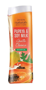 Thumbnail for Avon Naturals Body Care Papaya & Soy Milk Shower gel