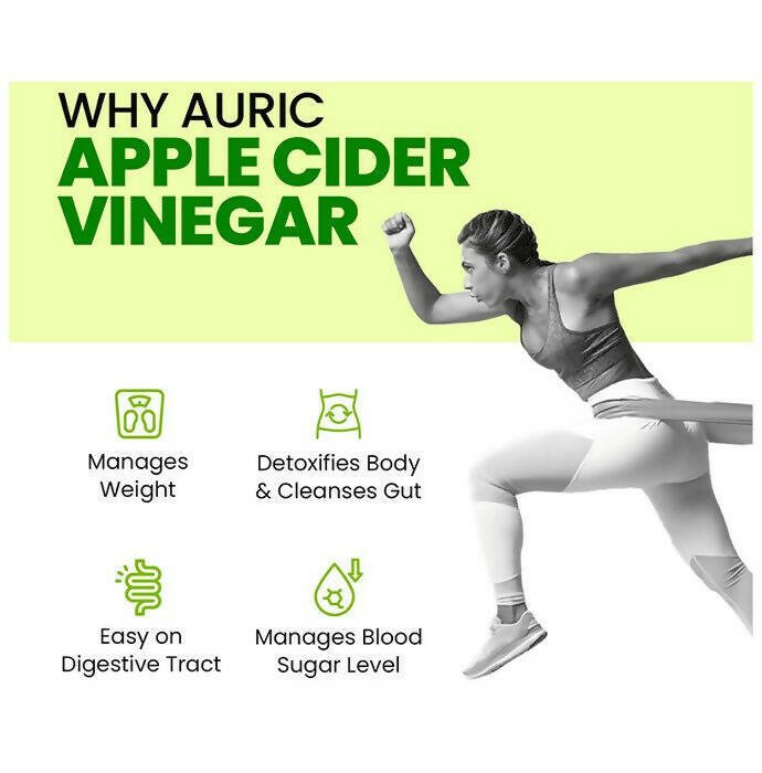 Auric Apple Cider Vinegar Effervescent Tablets with Vitamins B6, B12 - Distacart
