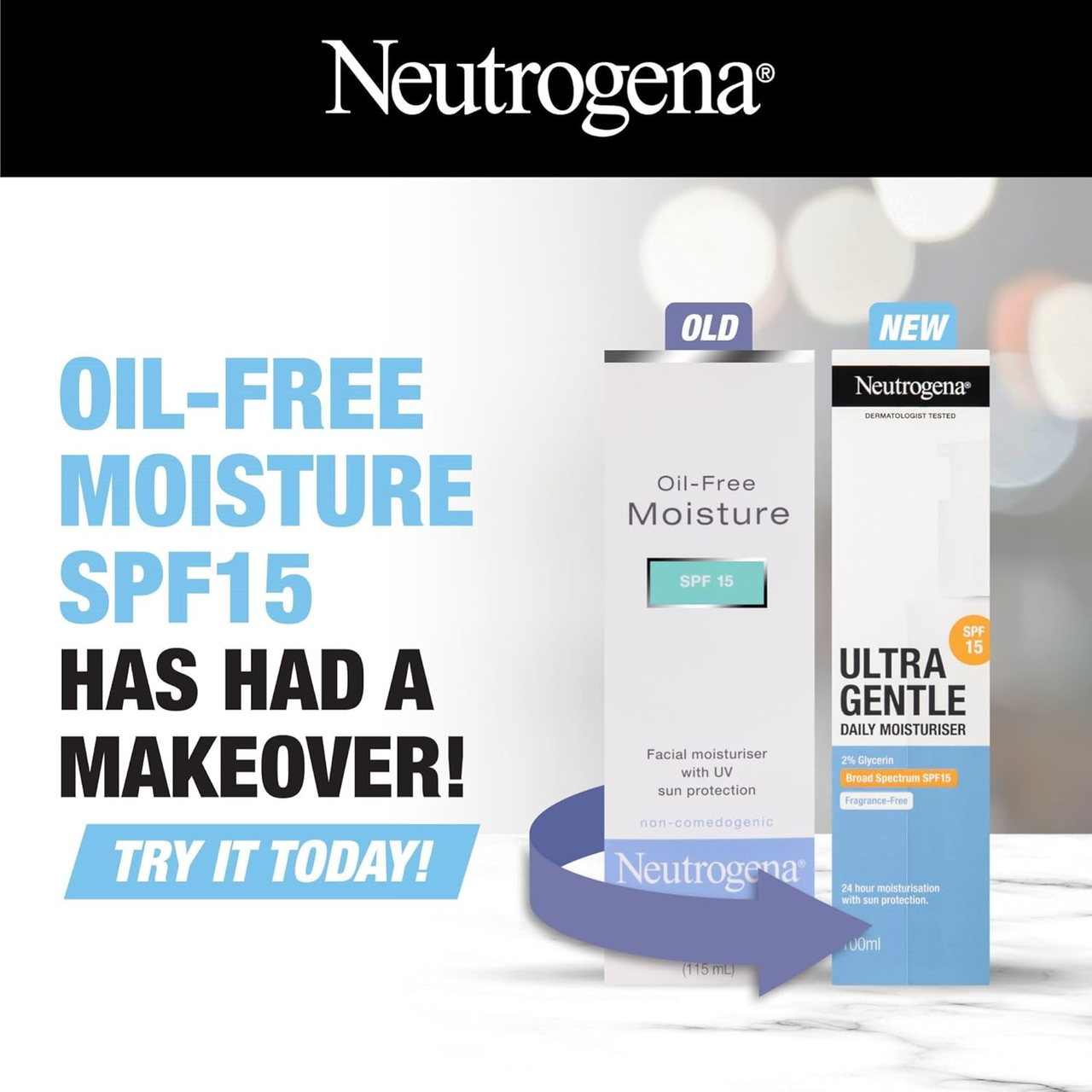 Neutrogena Oil-Free Moisture SPF 15 - Distacart