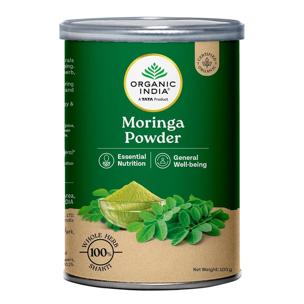 Organic India Moringa Powder - 100 gms - Distacart