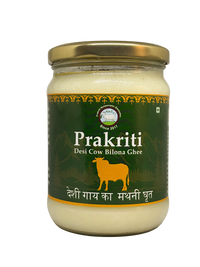 Thumbnail for Prakriti Desi Cow Bilona Ghee | Organic Desi Cow Ghee | Pure organic ghee, traditionally-churned, chemical-free, granular ghee, nutritious by nature