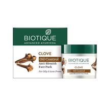 Thumbnail for Biotique Bio Clove Purifying Anti Blemish Face Pack - Distacart