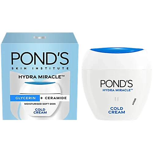 Pond's Hydra Miracle Glycerin+Ceramide Moisturised Soft Skin Cold Cream - Distacart