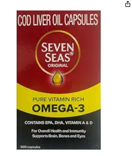 Seven Seas Original Cod-Liver Oil Capsules