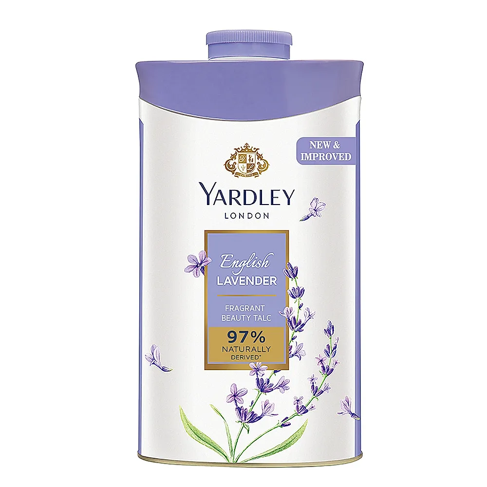 Yardley London English Lavender Perfumed Deodorizing Talc Talcum Powder - Distacart