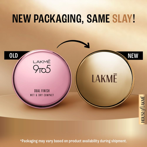Lakme 9 To 5 Primer With Matte Powder Foundation Compact - Natural Light - Distacart
