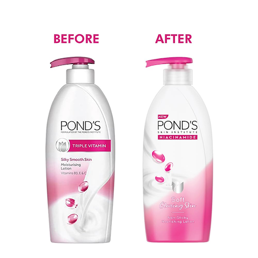 Ponds Niacinamide Nourishing Body Lotion for Soft, Glowing Skin - Distacart
