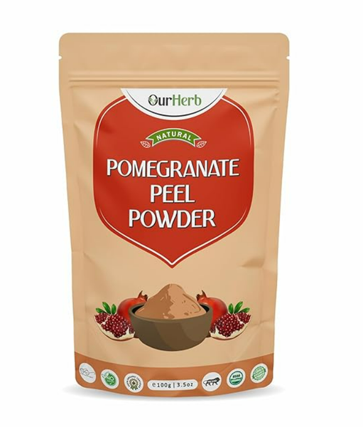 OurHerb Natural & Organic Pomegranate Peel Powder For Skin Care & Hair Care - Distacart
