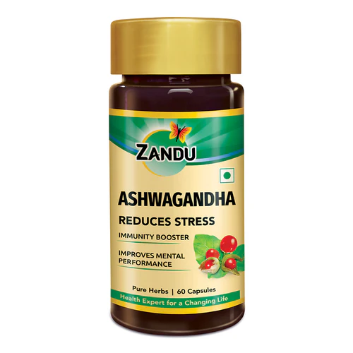 Zandu Ashwagandha Immunity Booster Capsules - Distacart