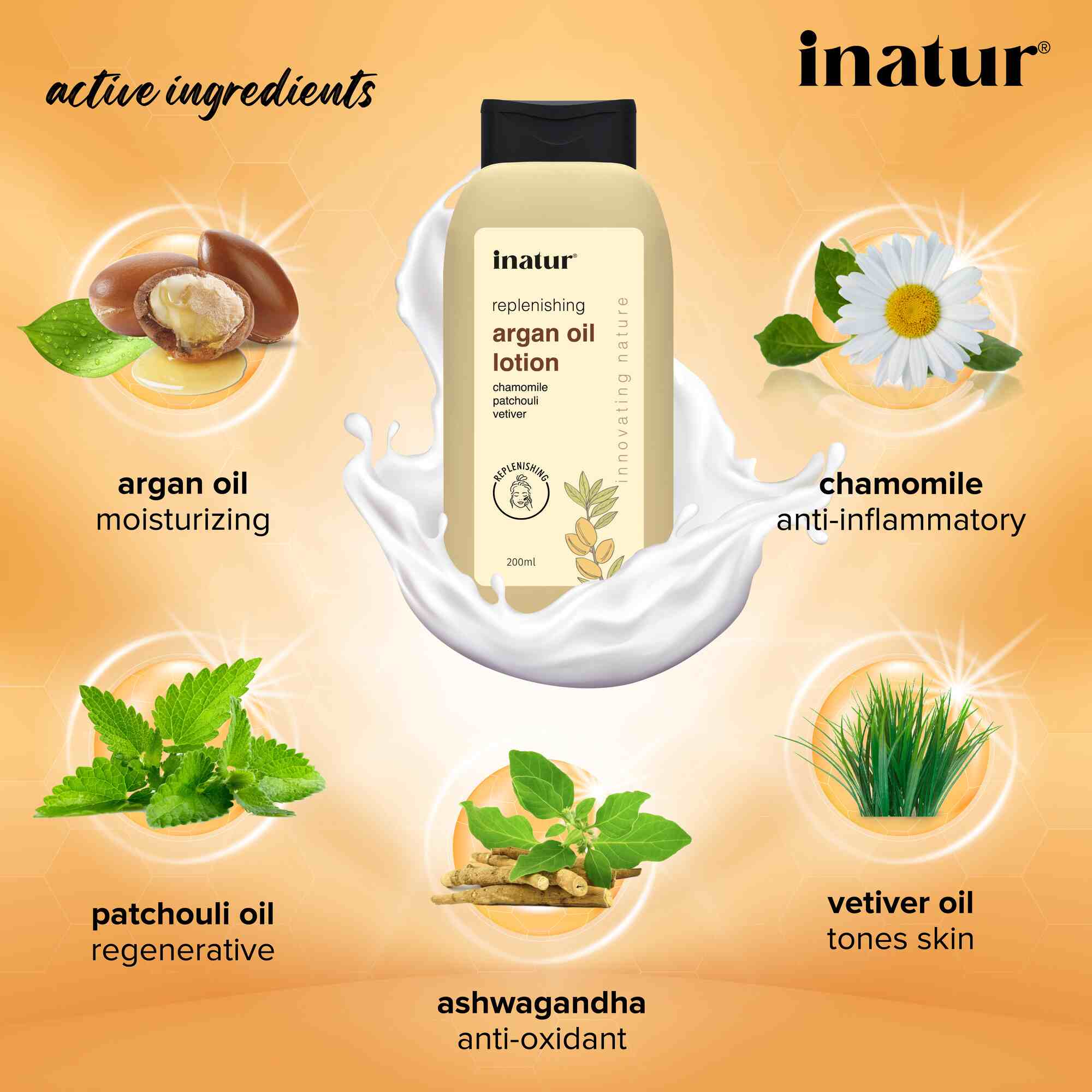 Inatur Organic Argan Oil Lotion - Distacart