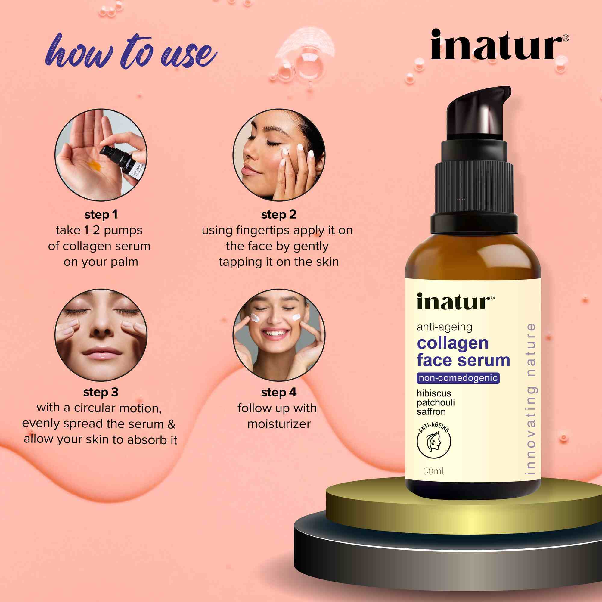 Inatur Collagen Face Serum - Distacart