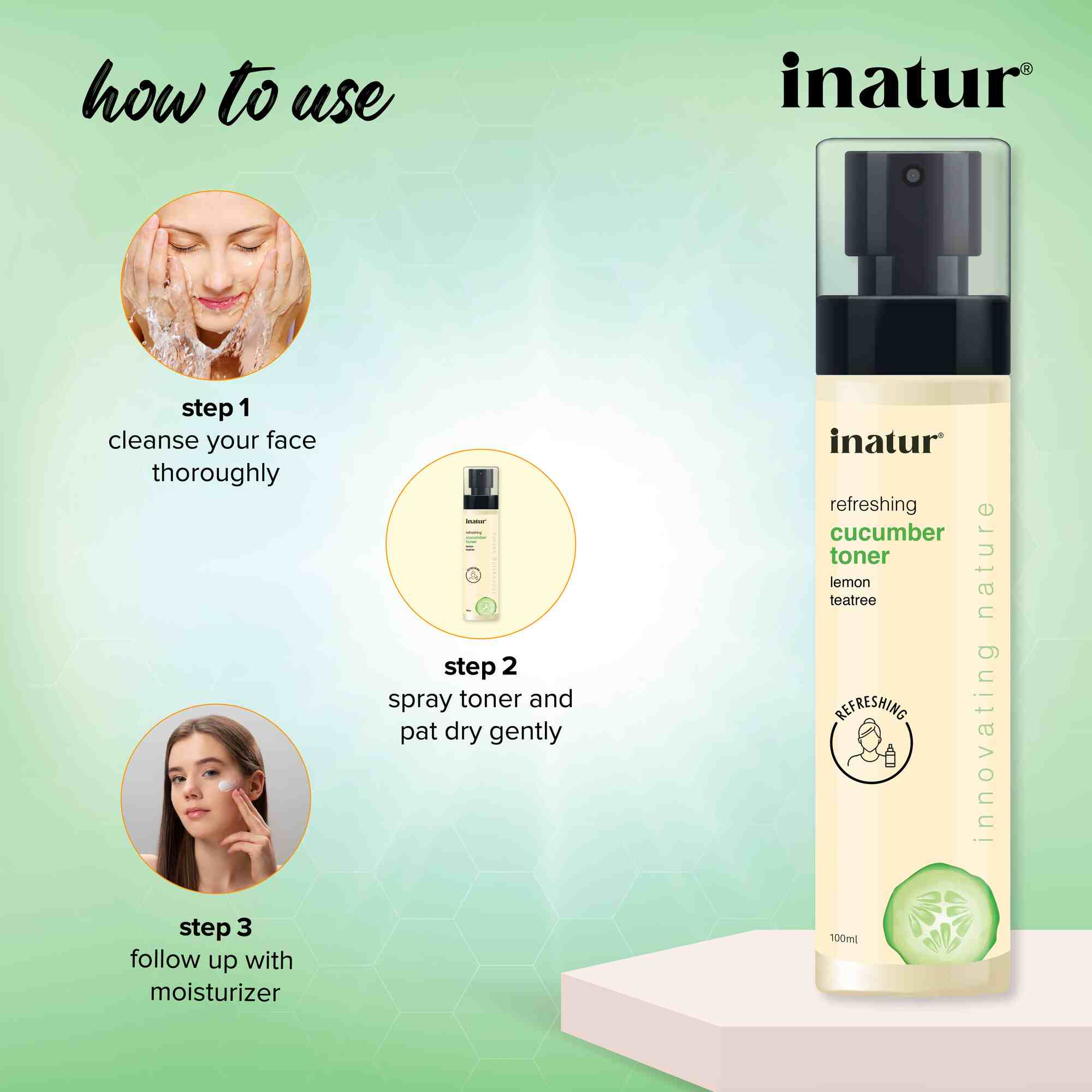Inatur Cucumber Toner - Distacart