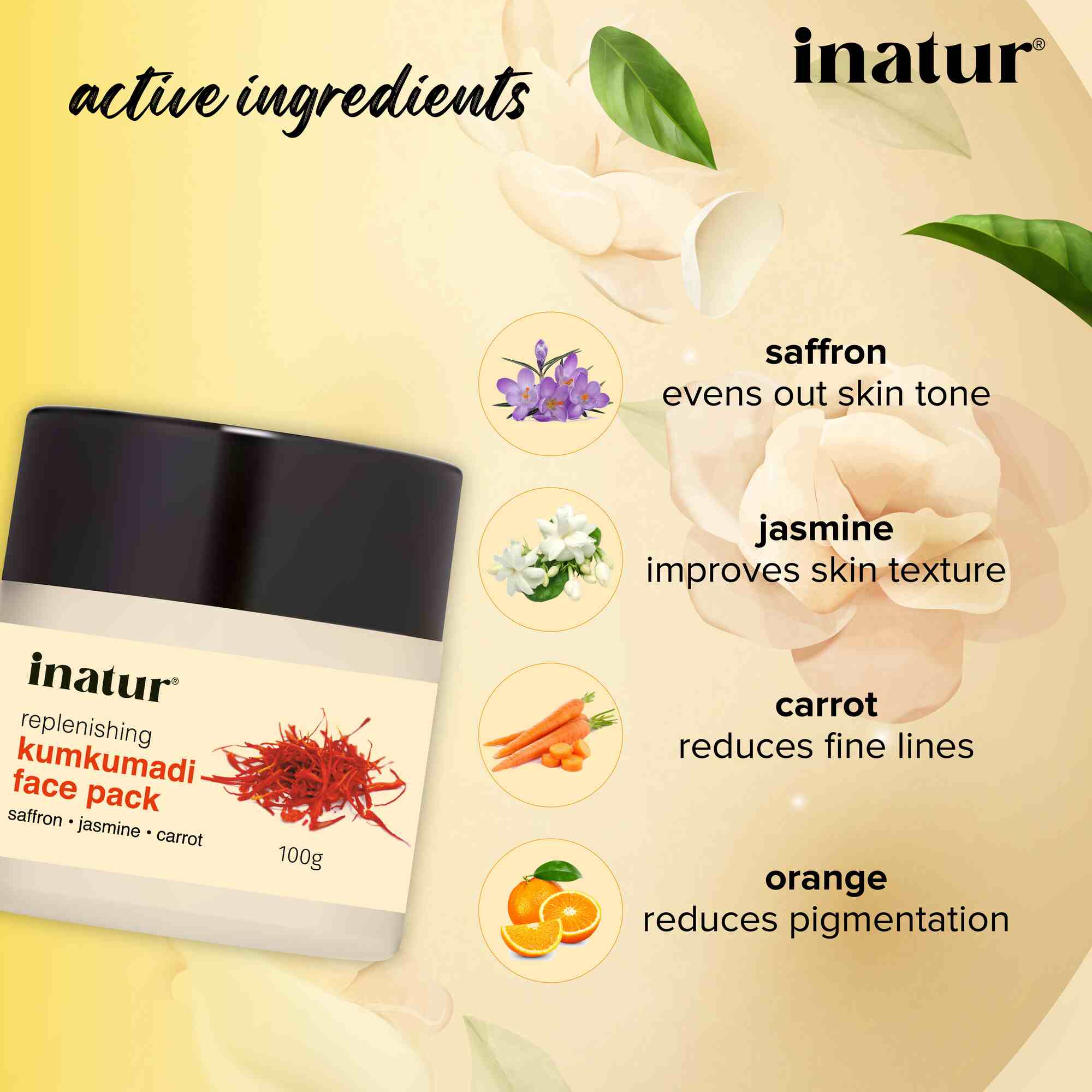 Inatur Kumkumadi Face Pack - Distacart