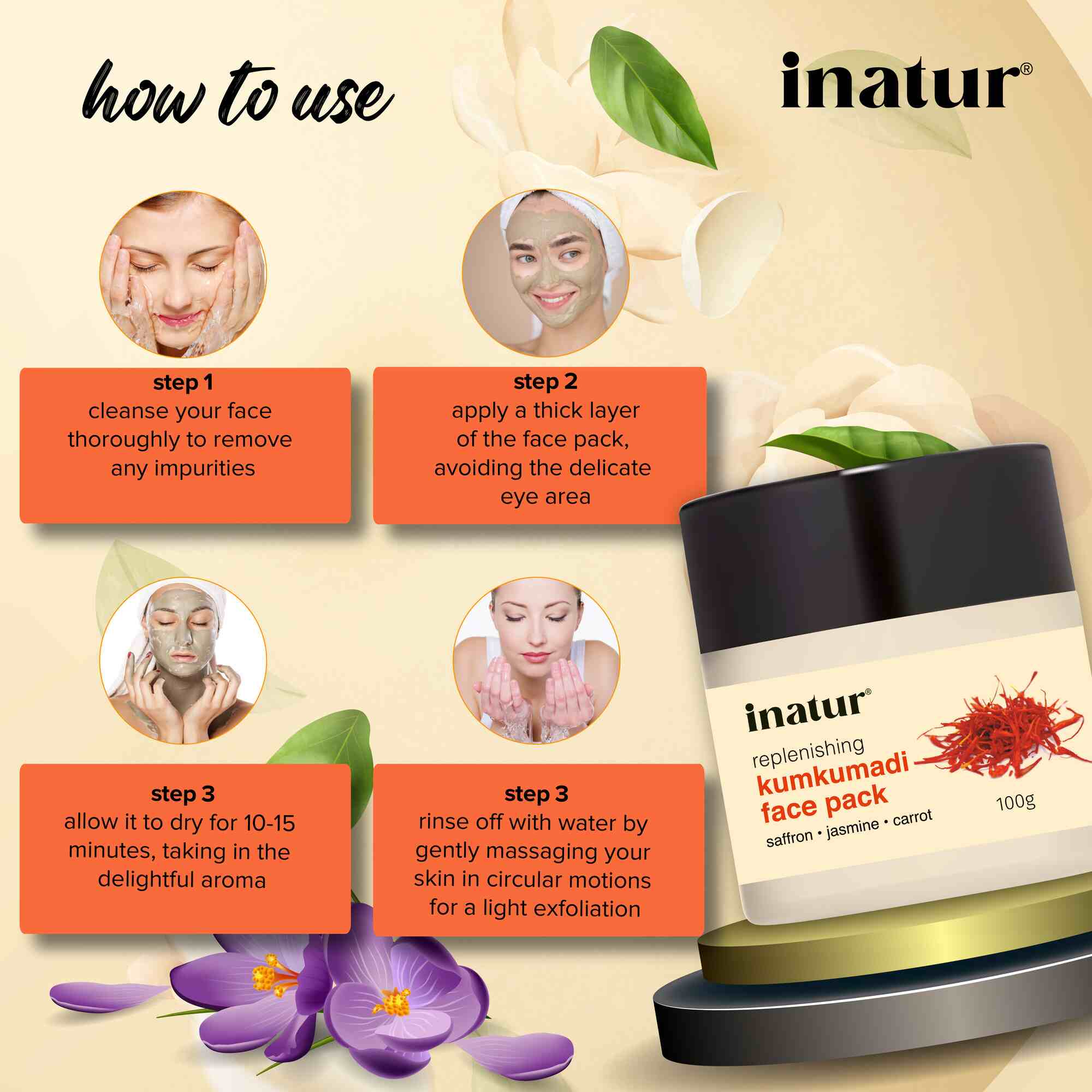 Inatur Kumkumadi Face Pack - Distacart