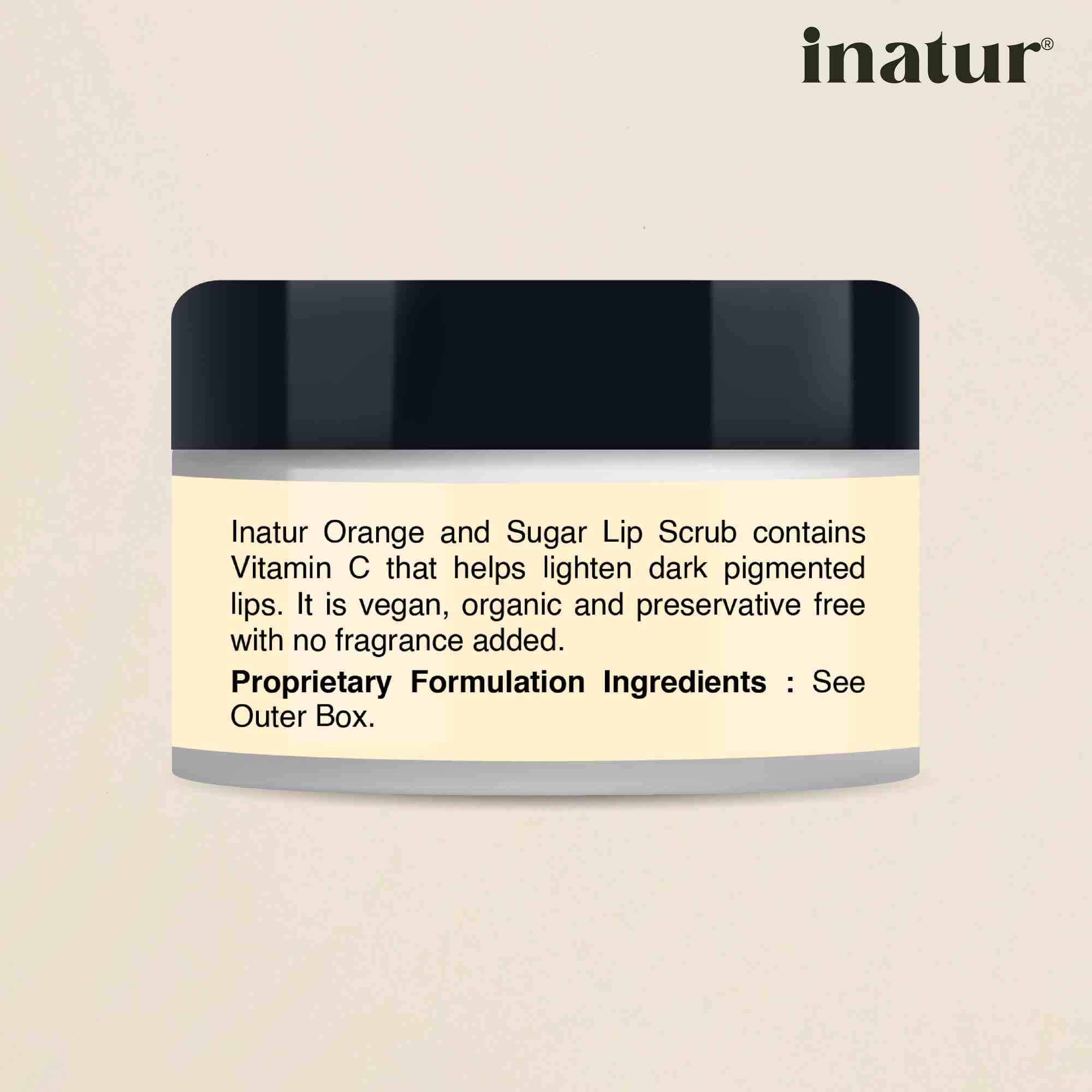 Inatur Orange & Sugar Lip Polish - Distacart