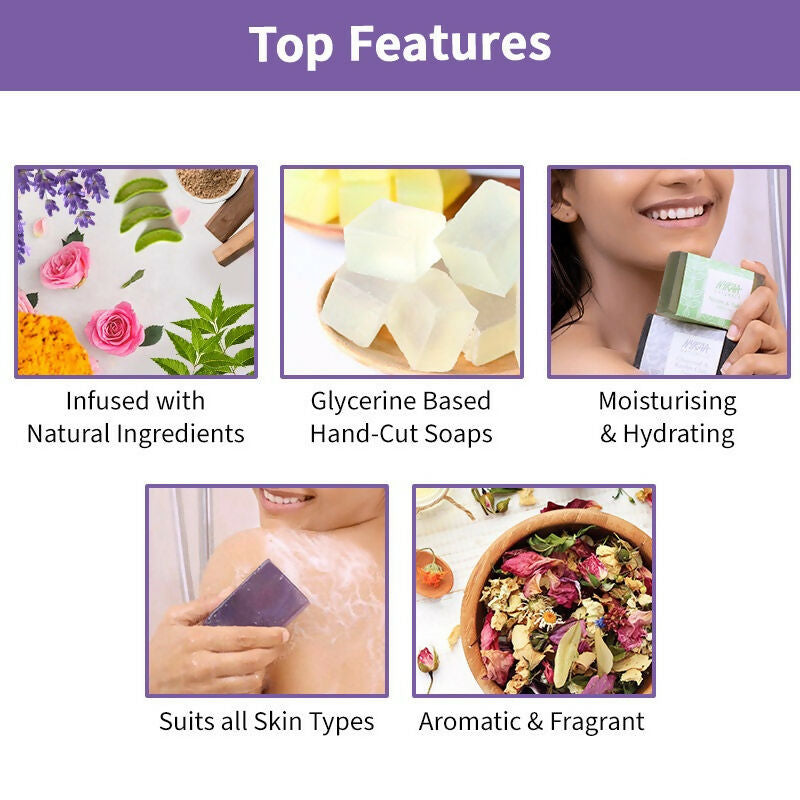 Nykaa Naturals Lavender & Basil Soothing Bathing Soap - Distacart