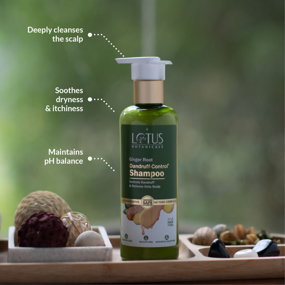 Lotus Botanicals Ginger Root Dandruff-control Shampoo - Distacart