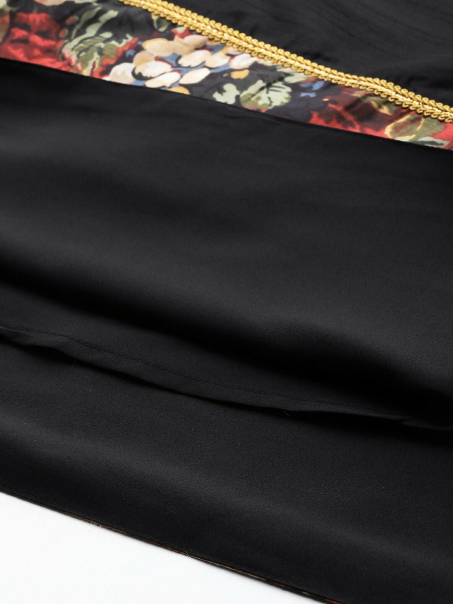 Ahalyaa Women's Traditional wear Ethnic Dress - Black - Distacart