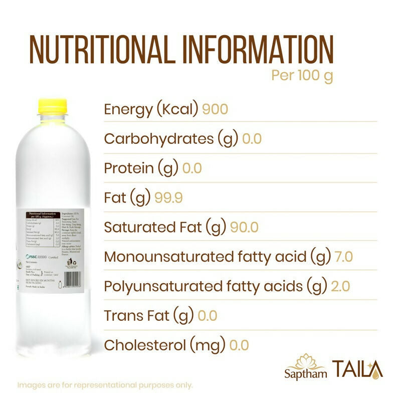 Saptham Taila Wood - Pressed Coconut Oil - Distacart