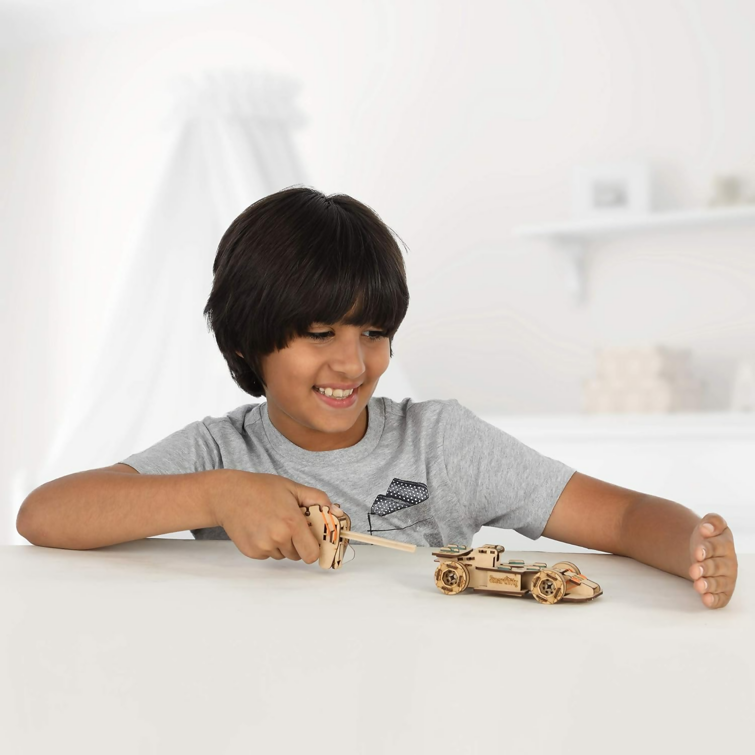 Smartivity Speedster 3D Wooden Model Engineering STEM Learning Toy For Kids Ages 6 and Up