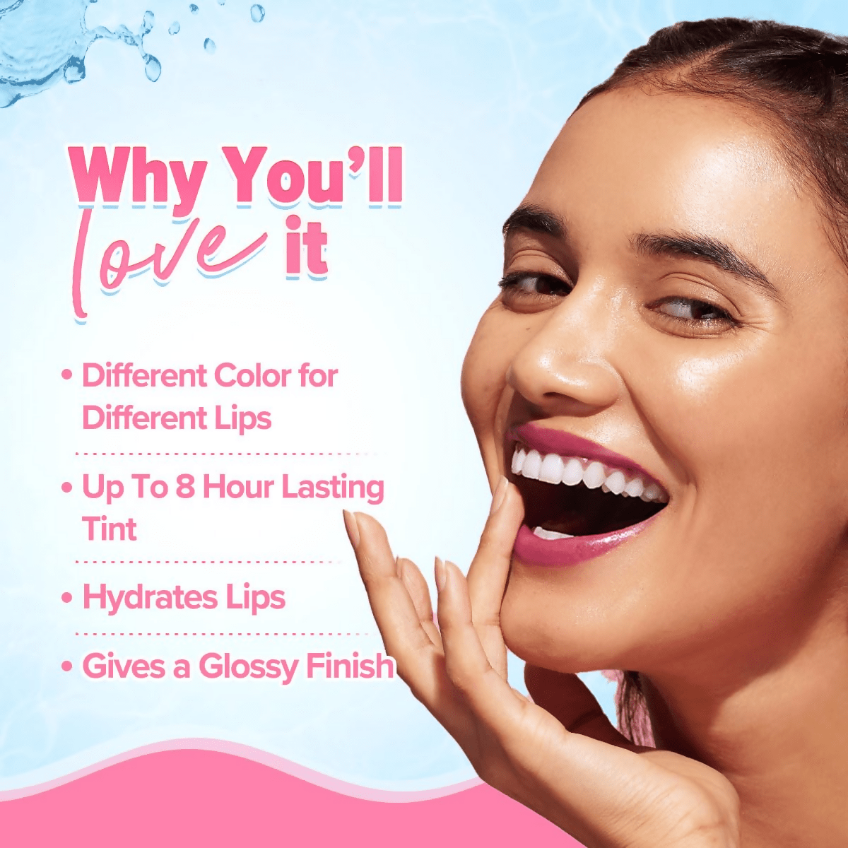 Aqualogica Plump+ Pouty Li-Ph Gloss - Watermelon Slice - Limited Time Offer - Distacart