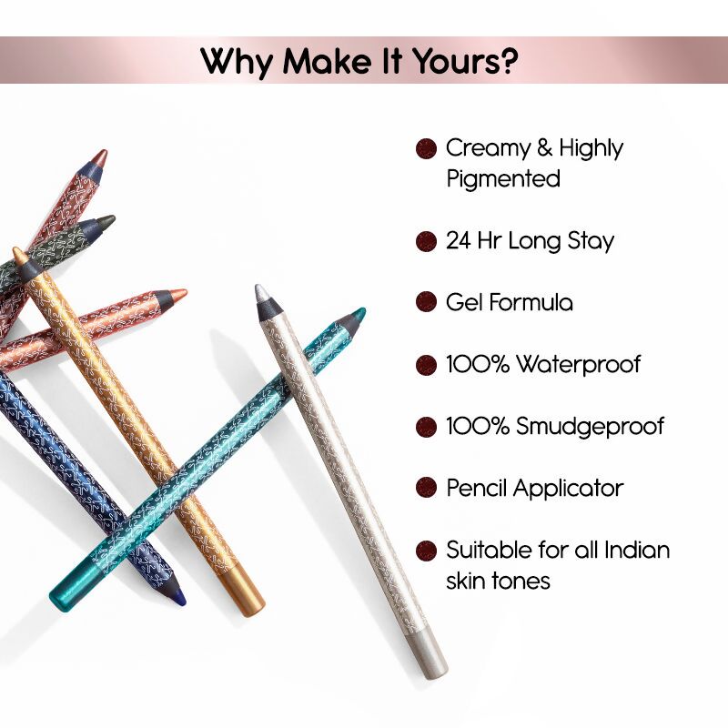 Kay Beauty Gel Eye Pencil - Bronze - Distacart